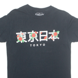 POPULAR POISON Tokyo Roses Mens T-Shirt Black S