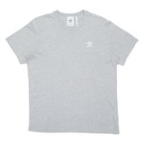 ADIDAS Mens T-Shirt Grey M