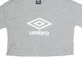 UMBRO Cropped Womens T-Shirt Grey M