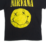 NIRVANA Mens Band T-Shirt Black M