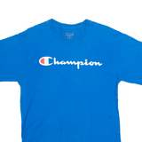 CHAMPION Mens T-Shirt Blue M