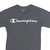CHAMPION Womens T-Shirt Grey S