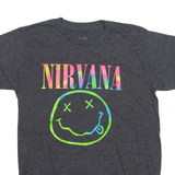 NIRVANA Mens Band T-Shirt Grey S