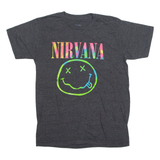 NIRVANA Mens Band T-Shirt Grey S