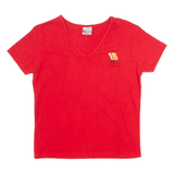 CHASE AUTHENTICS NAPA Racing Womens T-Shirt Red USA V-Neck XL