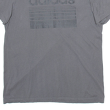 ADIDAS Mens T-Shirt Grey M