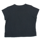 DKNY CROPPED Womens T-Shirt Black M