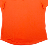 REEBOK Womens T-Shirt Orange XL