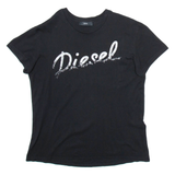 DIESEL Womens T-Shirt Black S