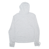 ONE FIRE Hooded Anime Style Womens T-Shirt Grey Long Sleeve M