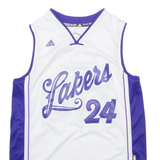 ADIDAS Lakers 24 Mens Jersey White Sleeveless USA S