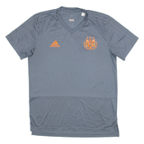 ADIDAS RSC Anderlecht Mens Football Shirt T-Shirt Grey V-Neck M