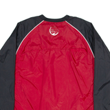 NIKE Mens Sweatshirt Red V-Neck L