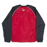 NIKE Mens Sweatshirt Red V-Neck L