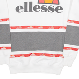ELLESSE Womens Sweatshirt White UK 6