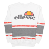 ELLESSE Womens Sweatshirt White UK 6