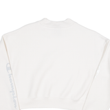 CHAMPION Crop Womens Sweatshirt White S