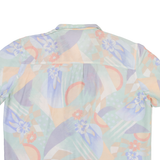 KLEPPER SPORTSWEAR Womens Shirt Blouse Green V-Neck Crazy Pattern M