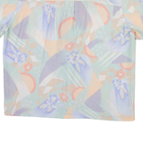 KLEPPER SPORTSWEAR Womens Shirt Blouse Green V-Neck Crazy Pattern M
