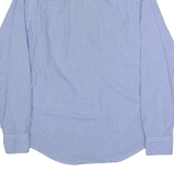 TOMMY HILFIGER New York Fit Mens Shirt Blue Gingham Long Sleeve S