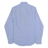 TOMMY HILFIGER New York Fit Mens Shirt Blue Gingham Long Sleeve S