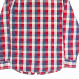 LEE COOPER Mens Shirt Red Gingham Long Sleeve L