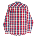 LEE COOPER Mens Shirt Red Gingham Long Sleeve L