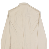 BURBERRY Womens Plain Shirt Beige Long Sleeve XS
