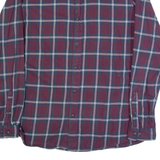 SELECTED HOMME Slim Fit Mens Shirt Blue Check Long Sleeve L