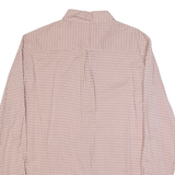 BENETTON Womens Shirt Pink Crazy Pattern Long Sleeve L