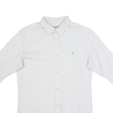 ALL SAINTS Mens Plain Shirt Grey XS