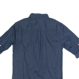 ALL SAINTS Mens Plain Shirt Blue XS