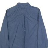 JACK WILLS Mens Plain Shirt Blue Long Sleeve XS