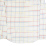 SUPERDRY Mens Shirt White Check Long Sleeve XL