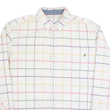 SUPERDRY Mens Shirt Beige Check Long Sleeve XL