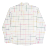 SUPERDRY Mens Shirt Beige Check Long Sleeve XL