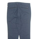 GUESS CHINO Mens Trousers Blue Regular Tapered W34 L25