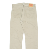 LEVI'S Mens Trousers Beige Regular Straight W33 L34