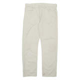 LEVI'S Mens Trousers Grey Regular Straight W36 L32