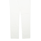 TOMMY HILFIGER Womens Corduroy Trousers White Regular Tapered W30 L31