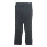 LEVI'S Womens Trousers Black Regular Tapered W31 L32