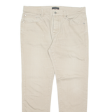 TED BAKER Mens Trousers Beige Regular Tapered W34 L30