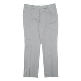TED BAKER Workwear Womens Trousers Grey Regular Straight W32 L30