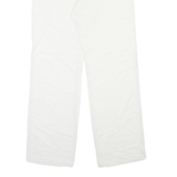 ANGELS Womens Trousers White Regular Straight W30 L30