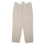 U.S. POLO ASSN Chino Mens Trousers Beige Regular Straight W38 L32