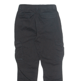 THE MOUNTAIN Cargo Mens Trousers Black Regular Tapered W28 L29