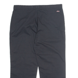 DICKIES Workwear Mens Trousers Black Regular Straight W40 L30
