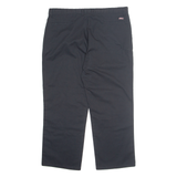 DICKIES Workwear Mens Trousers Black Regular Straight W40 L30