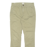 TIMBERLAND Chino Mens Trousers Green Regular Tapered W30 L31