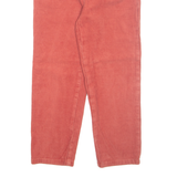 VANS Chino Mens Corduroy Trousers Orange Regular Tapered W26 L25
